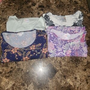 LuLaRoe High Low Tunic Bundle Lot Of 4 Medium